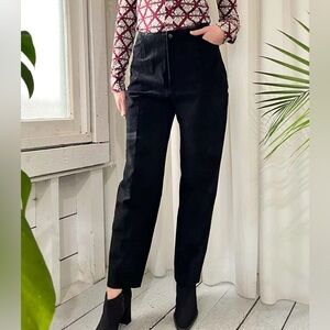 vintage six line high-waisted tapered pants
